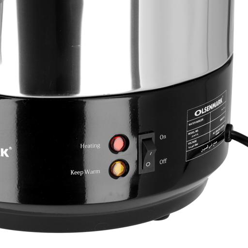 display image 5 for product Olsenmark Stainless Steel Water Boiler, 15L - Boil Dry Protection - Cool Touch Handles - Indicator