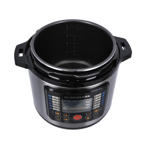 display image 8 for product Electric Digital Pressure Cooker, 1000W, OMMC2436 - Digital Timer Control,12 Pre-Set Cooking Menu,7 Safety Guard Multi Cooker,6L Capacity,2 Years Warranty