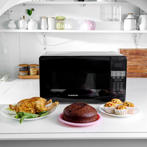 display image 2 for product Olsenmark Microwave Oven With Digital Panel, 23L - Turntable Plate - Multiple Power Levels - Multiple