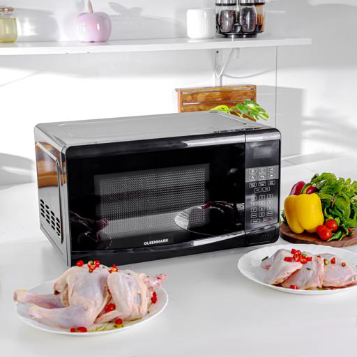 display image 3 for product Olsenmark Microwave Oven With Digital Panel, 23L - Turntable Plate - Multiple Power Levels - Multiple