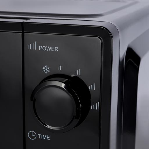 BLACK+DECKER 20L 700W Microwave, Multiple Timer Options, 5 Power