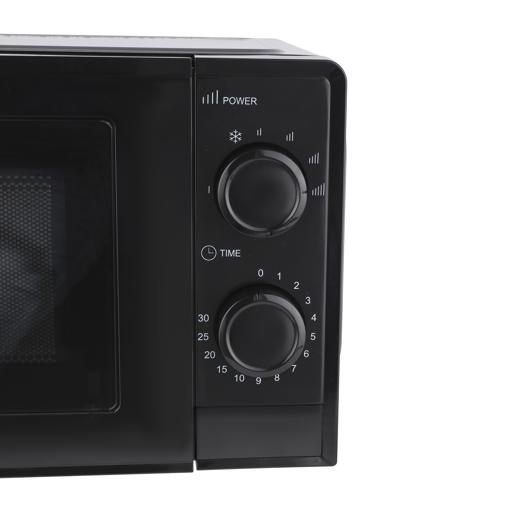 display image 7 for product Olsenmark OMMO2343 Manual Microwave Oven, 20L Capacity, 700W | Multiple Power Level - End Cooking Signal - Glass Turntable Tray - Cooking timer - Defrost Function - Glass & SPCC Material 
