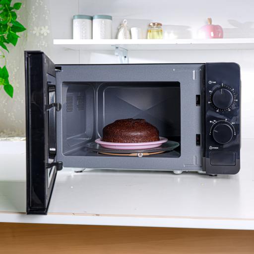 display image 5 for product Olsenmark OMMO2343 Manual Microwave Oven, 20L Capacity, 700W | Multiple Power Level - End Cooking Signal - Glass Turntable Tray - Cooking timer - Defrost Function - Glass & SPCC Material 