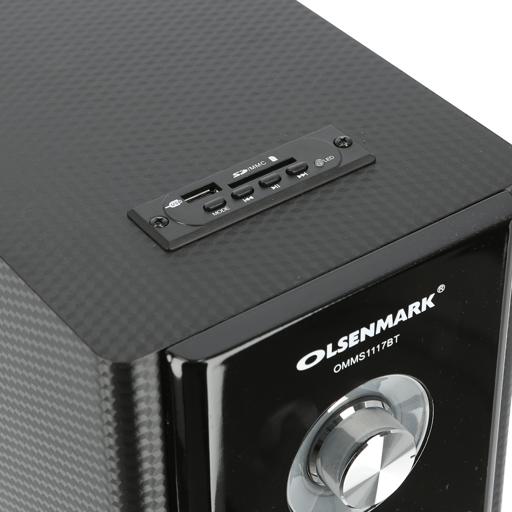 display image 4 for product Olsenmark High Power 2.1 Professional Speaker - Multimedia Speaker System With Subwoofer - Usb/Sd/Fm