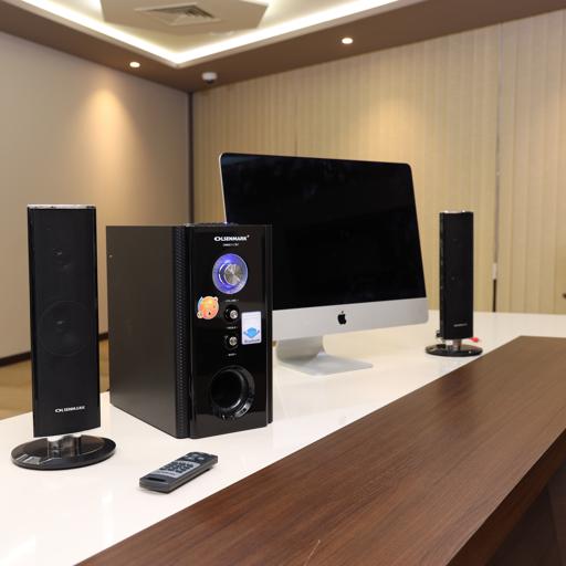 display image 3 for product Olsenmark High Power 2.1 Professional Speaker - Multimedia Speaker System With Subwoofer - Usb/Sd/Fm
