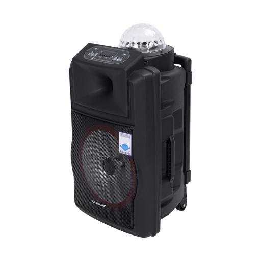 Olsenmark Rechargeable Speaker -12 Inch With Usb, Sd Card, Fm, Mic, Bluetooth & Remote hero image