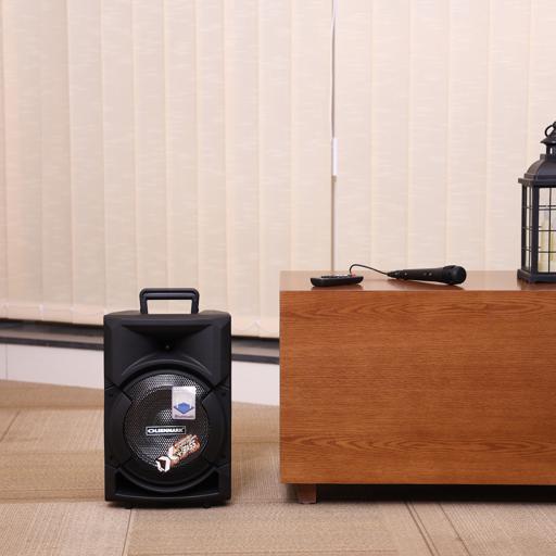 display image 3 for product Olsenmark Party Speaker With Usb, Sd Card, Fm, Mic, Bluetooth & Remote