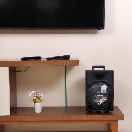 display image 1 for product Olsenmark Party Speaker With Usb, Sd Card, Fm, Mic, Bluetooth & Remote