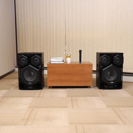 display image 2 for product Olsenmark High Power 2.0 Professional Speaker - Multimedia Speaker System With Subwoofer - Usb/Sd/Fm