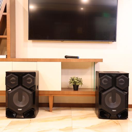 display image 1 for product Olsenmark High Power 2.0 Professional Speaker - Multimedia Speaker System With Subwoofer - Usb/Sd/Fm