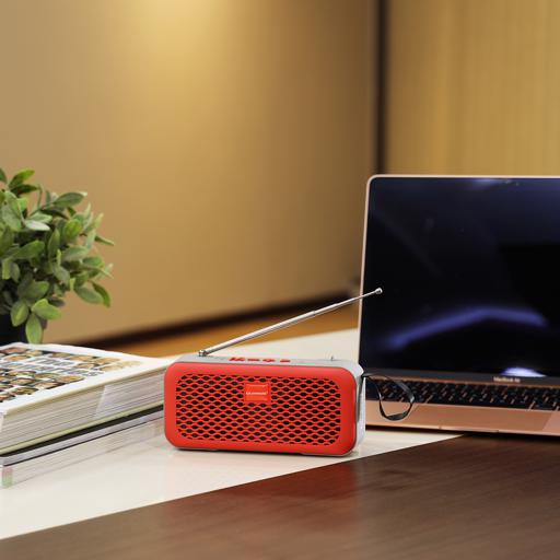 display image 3 for product Olsenmark Portable Wireless Speaker With Usb, Tf, Aux, Bluetooth & Mp3 - Hands Free Calling - 10 M