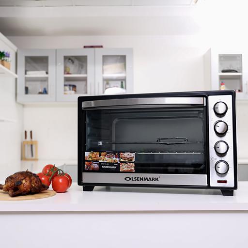 display image 1 for product Olsenmark Electric Oven With Convection And Rotisserie, 47L - 4 Stage For Heating And Rotisserie