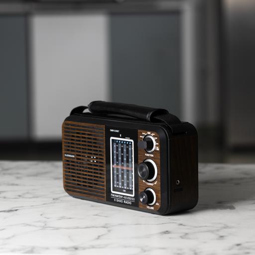 display image 5 for product Olsenmark OMR1239 Rechargeable Radio | BT/USB/SD /MP3 Music Player | Excellent Sound Quality, Bluetooth Speaker | Lightweight Portable FM Radio | 8 Band Radio with MP3/WMA Double Decoding 