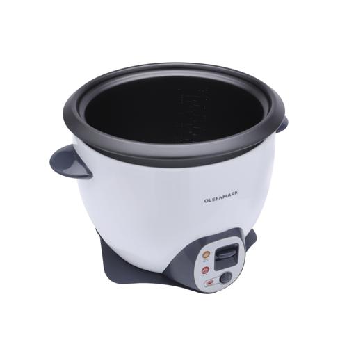 display image 11 for product Olsenmark OMRC2117N Rice Cooker, 1.8L - Automatic Rice and Curry Cooker - Keep Warm & Steam - Tempered Lid - Non-Stick Inner Pot - Measuring Cup, Plastic Rice Cooker Spoon - Cool Touch Handles