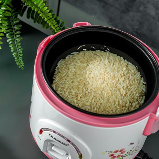 display image 1 for product Olsenmark Rice Cooker, 1.5L - 3 In 1 - Keep Warm Upto 8 Hours - Non-Stick Coated Inner Pot