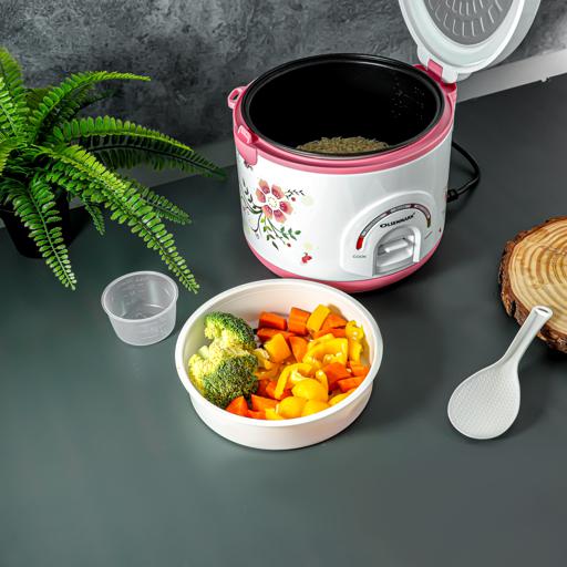 display image 2 for product Olsenmark Rice Cooker, 1.5L - 3 In 1 - Keep Warm Upto 8 Hours - Non-Stick Coated Inner Pot