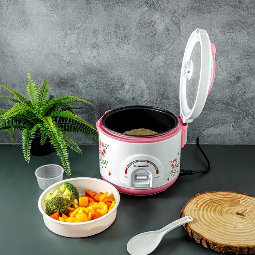 display image 3 for product Olsenmark Rice Cooker, 1.5L - 3 In 1 - Keep Warm Upto 8 Hours - Non-Stick Coated Inner Pot