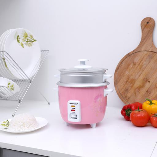 display image 3 for product Olsenmark Rice Cooker, 0.6L - 3 In 1 - Tempered Glass Lid - Keep Warm Function - Water Level Indicator