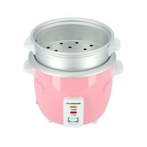 Rice Cooker With Removable Non-Stick Bowl & Tempered Glass Lid, 1.8 Litre