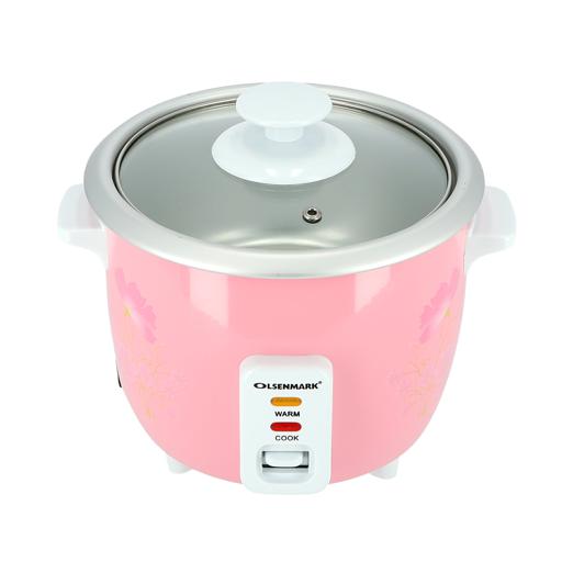 display image 8 for product Olsenmark Rice Cooker, 0.6L - 3 In 1 - Tempered Glass Lid - Keep Warm Function - Water Level Indicator