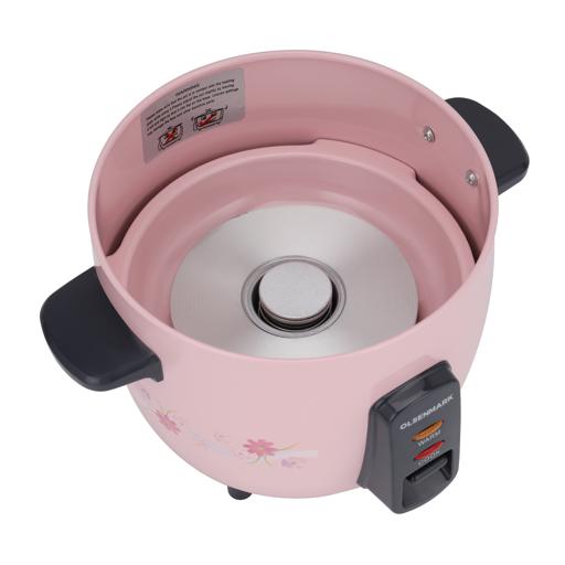 display image 2 for product Olsenmark OMRC2350 Rice Cooker, 0.6L - 3 In 1 - Tempered Glass Lid - Keep Warm Function - Water Level Indicator