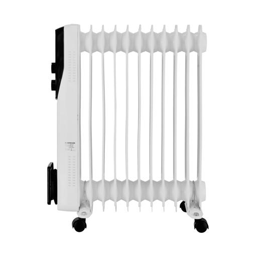 display image 6 for product Oil Filled Radiator, 13 Fins Heating Radiator, OMRH1843 | Adjustable Thermostat | Overheat Protection, Thermal Cut-Off, Tip-Over Switch | Portable Radiator with Handle & Wheels