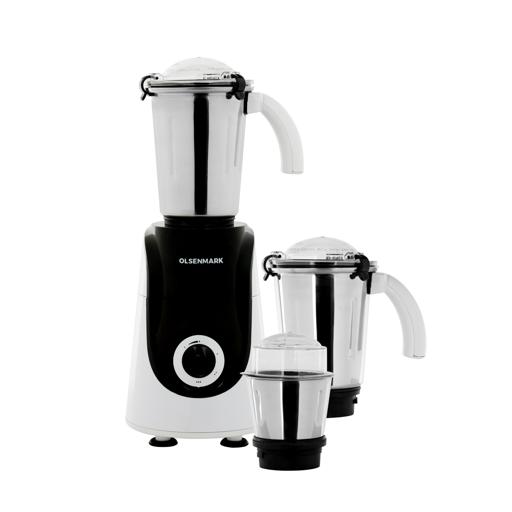 3-in-1 Mixer Grinder, 750W Grinder with 3 Jars, OMSB2144 | Stainless Steel Jar with Polycarbonate Caps | 3 Speed Operation | Liquidizing, Wet Grinding and Chutney Jar hero image