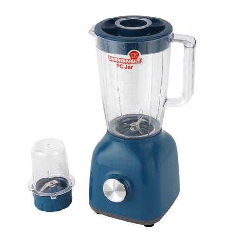 display image 7 for product Olsenmark 2-In-1 Blender 400W- 1.5L & 0.2L, Dry Blending Jar - 2 Speed with Pulse | Stainless Steel Blades | Safety Interlock | Ideal for Smoothies, Juice, Milkshakes & More