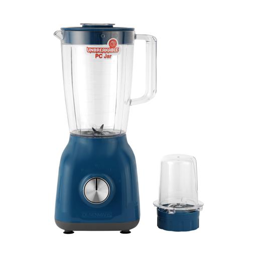 display image 0 for product Olsenmark 2-In-1 Blender 400W- 1.5L & 0.2L, Dry Blending Jar - 2 Speed with Pulse | Stainless Steel Blades | Safety Interlock | Ideal for Smoothies, Juice, Milkshakes & More