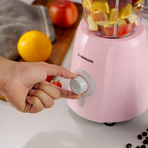 display image 3 for product Olsenmark OMSB2361 300W 2 in 1 Multifunctional Blender - Stainless Steel Blades, 2Speed Control with Pulse - 1.5L Jar, 1 Grinder Jar with Over Heat Protection and Safety Lock