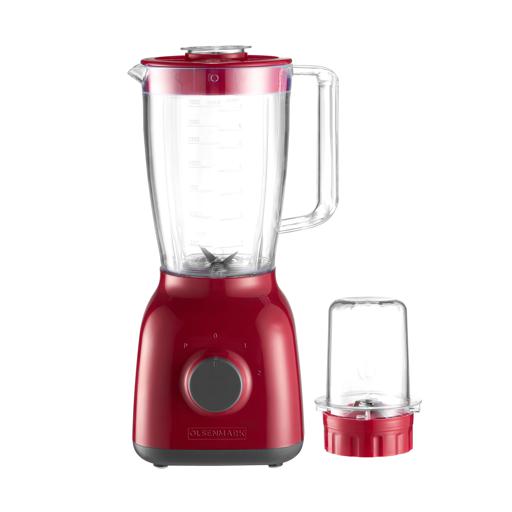 Olsenmark OMSB2362 300W 2 in 1 Multifunctional Blender - Stainless Steel Blades, 2Speed Control with Pulse - 1.5L Jar, Over Heat Protection -  Ice Crusher, Chopper, Coffee Grinder & Smoothie Maker hero image