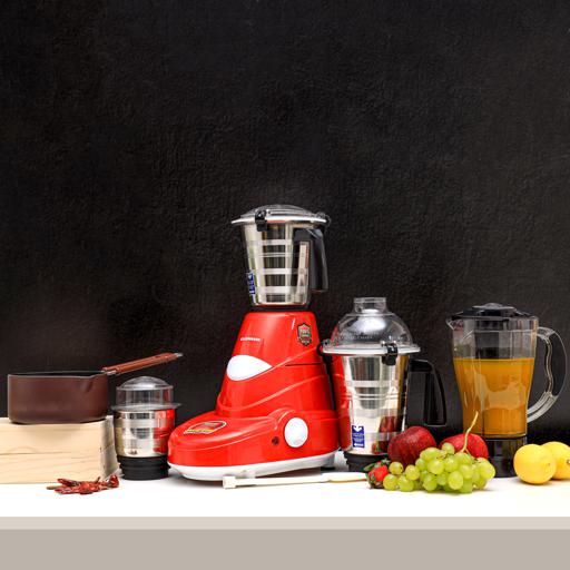 display image 1 for product 5 in 1 Mixer Grinder with 20cm Non-stick Sauce Pan - Olsenmark 