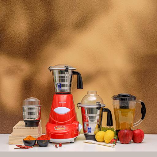 display image 3 for product 5 in 1 Mixer Grinder with 20cm Non-stick Sauce Pan - Olsenmark 