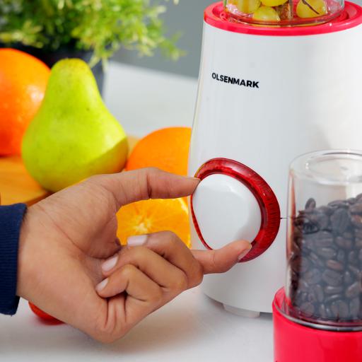 display image 5 for product 3-in-1 Personal Super Blender, Lighting Hint, 300W, OMSB2434 | Spice Grinder | Stainless Steel Blades | 500ml Bottle Capacity | Smoothies, Protein Shakes & Spice Grinder | Pulse Switch