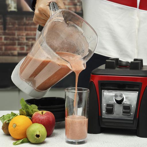 display image 4 for product Heavy-Duty Professional Blender, 1800W Power, OMSB2494 - Speed Option with Pulse Function, Over-Current Protection Setting, Commercial-Grade Powerful Motor, 3L Unbreakable PC Jar