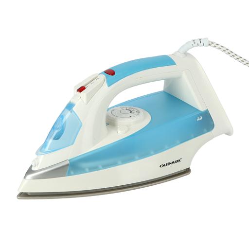 display image 0 for product Adjustable Temperature Knob & Overheat Protection Steam Iron OMSI1681 Olsenmark