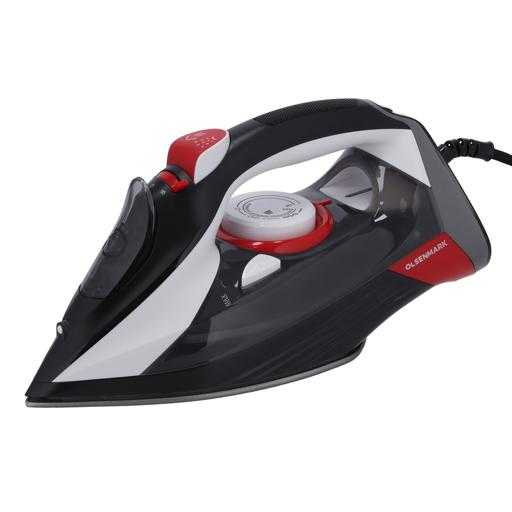 display image 0 for product Steam Iron, 2200W Steam Iron with 350ml Water Tank, OMSI1838 | Dry, Steam, Spray | Vertical Steam | Adjustable Temperature Control | Self-Cleaning | Ceramic Soleplate