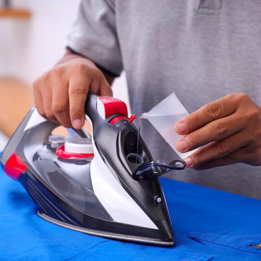 display image 2 for product Steam Iron, 2200W Steam Iron with 350ml Water Tank, OMSI1838 | Dry, Steam, Spray | Vertical Steam | Adjustable Temperature Control | Self-Cleaning | Ceramic Soleplate