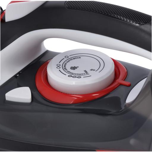 display image 7 for product Steam Iron, 2200W Steam Iron with 350ml Water Tank, OMSI1838 | Dry, Steam, Spray | Vertical Steam | Adjustable Temperature Control | Self-Cleaning | Ceramic Soleplate