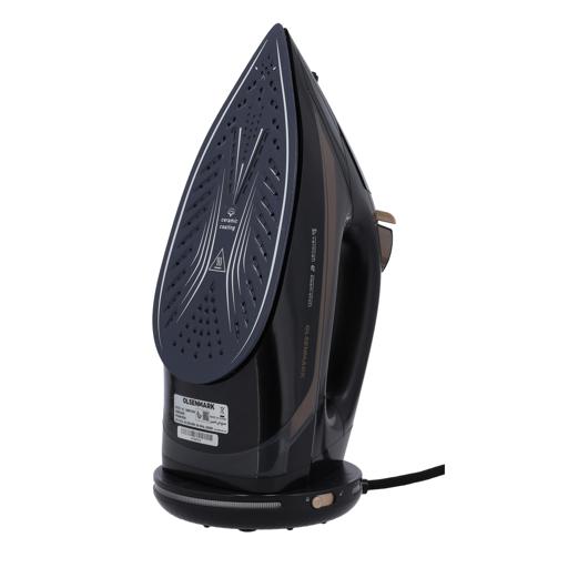 display image 11 for product Corded and Cordless Steam Iron, Dry, Steam, Spray, OMSI1839 | Vertical Steam | Adjustable Temperature Control | Self-Cleaning | Ceramic Soleplate | 420ml Water Tank | Anti-Calc