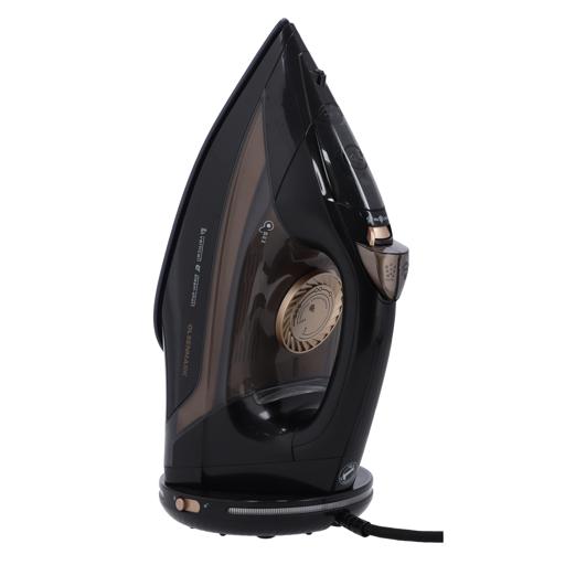 display image 10 for product Corded and Cordless Steam Iron, Dry, Steam, Spray, OMSI1839 | Vertical Steam | Adjustable Temperature Control | Self-Cleaning | Ceramic Soleplate | 420ml Water Tank | Anti-Calc