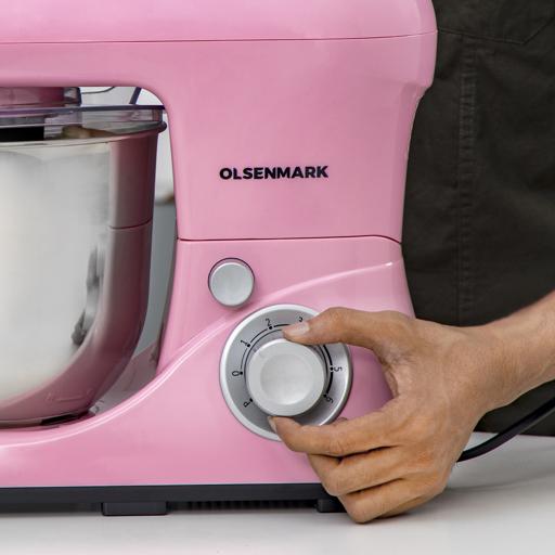 Frigidaire 4.5 Liter Retro Stand Mixer with 8 Speeds, Pink ESTM020-PINK 