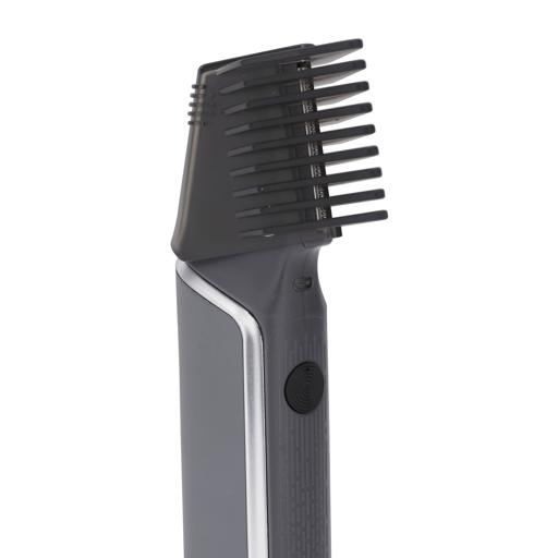 display image 8 for product Rechargeable Hair Trimmer/Body Groomer with Light, OMTR4091 | Stainless Steel Blade | Lithium Battery | 90mins Working | 5 Combs | Cordless Hair Clippers, Grooming Kit with Extendable Handle