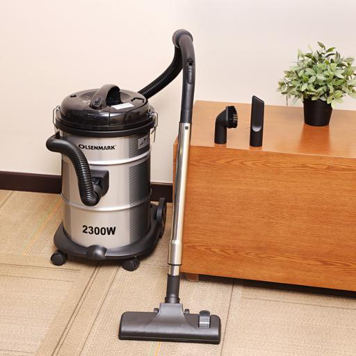 display image 4 for product Olsenmark Drum Vacuum Cleaner, 2400W - Air Flow Control On Handle - Blow Function - Dust Full Indicator