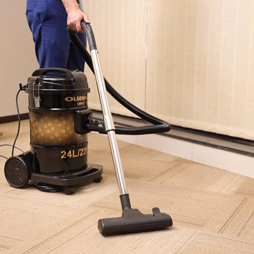 display image 1 for product Drum Vacuum Cleaner, Highly Efficient & Low Noise, OMVC1717 | 24L Big Capacity | Dust Full Indicator | Parking Position | Air Blower Function | Air Flow Control on Handle