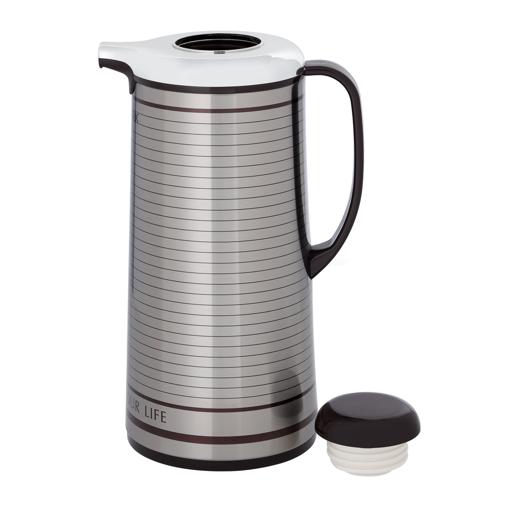 1.2 LITRE STAINLESS STEEL VACUUM FLASK TRAVEL POT THERMOS HOT COLD HANDLE