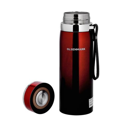 Geepas 1.3L Hot & Cold Vacuum Flask - Double Walled Stainless Steel for Tea,  Coffee, Hot