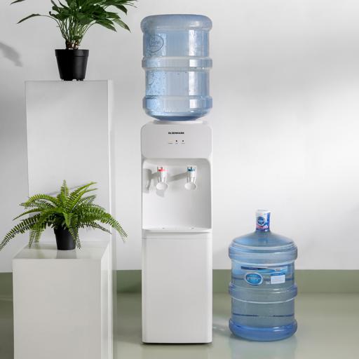 display image 4 for product Olsenmark OMWD1789 Water Dispenser - Hot & Cold Water - Storage Cabinet - Stainless Steel Material - Uploading Type - Silicon Water Outlet Pipe - ABS Material