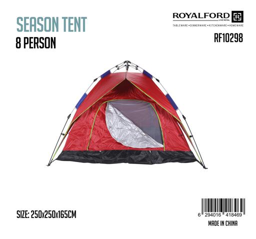 display image 12 for product Season Tent 8 Person, Ultra-Light Backpacking Tent, RF10298 | Easy Set Up Lightweight Waterproof Windproof | Ideal for Camping Hiking Festival Outdoor