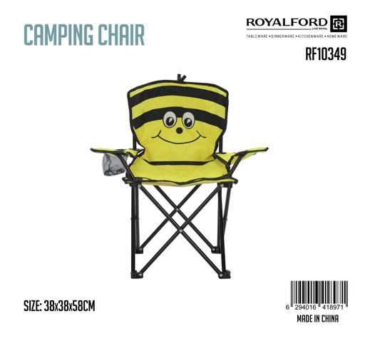 display image 6 for product Camping Chair, Lightweight Campsite Portable Chair, RF10349 | Perfect for Camping, Festivals, Garden, Caravan Trips, Fishing, Beach and BBQs